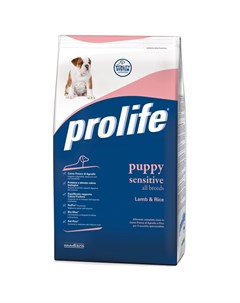 Dog Puppy Sensitive сухой корм для гиперчувствительных щенков с ягненком и рисом 800 г Prolife