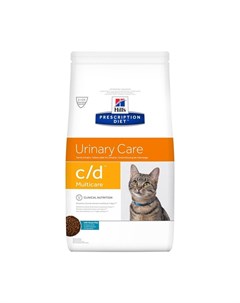Prescription Diet Cat c d Multicare Urinary Care cухой корм для кошек для профилактики и лечения моч Hill`s
