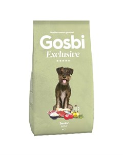 Сухой корм Exclusive для пожилых собак мелких пород с курицей 2 кг Gosbi