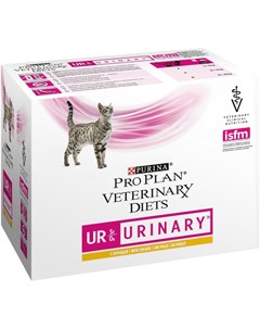 Влажный корм Veterinary Diets для взрослых кошек при болезни нижних отделов мочевыводящих путей с ку Pro plan