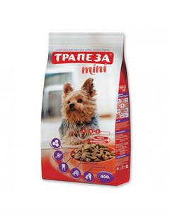 Сухой корм для взрослых собак миниатюрных пород 400 г Трапеза