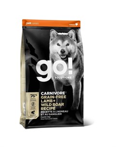 GO Carnivore GF Lamb Wild Boar сухой корм для собак беззерновой c ягненком и мясом дикого кабана 5 4 Go! natural holistic