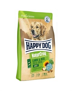 Сухой корм Premium NaturCroq Lamm Reis для взрослых собак всех пород с ягненком и рисом 1 кг Happy dog