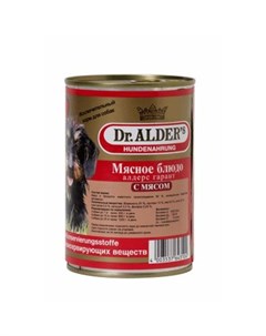 Консервы Dr Alders Garant для взрослых собак с говядиной 400 гр х 20 шт Dr. alder's