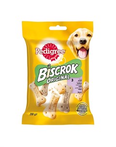 Лакомство Biscrok для собак в форме бисквитных косточек 200 г Pedigree
