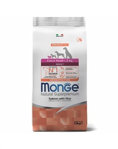 Dog Speciality Line Monoprotein Extra Small полнорационный сухой корм для собак миниатюрных пород с  Monge