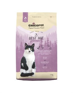 CNL Cat Senior Best Age сухой корм для пожилых кошек с птицей 1 5 кг Chicopee