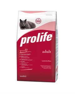 Cat Adult сухой корм для кошек с ягненком и рисом 1 5 кг Prolife