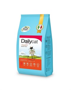 Grain Free Adult сухой беззерновой корм для взрослых кошек с индейкой 1 5 кг Dailycat
