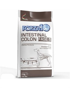 Intestinal Colon Fase 1 полнорационный диетический корм для собак при расстройствах пищеварения с ры Forza10