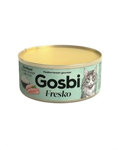 Влажный корм Fresko для стерилизованных кошек с курицей 70 г Gosbi