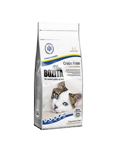 Funktion Grain Free Single Protein сухой беззерновой корм для взрослых кошек с курицей 2 кг Bozita