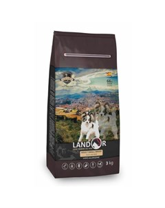 Breed Dog полнорационный сухой корм для собак мелких пород с уткой и рисом Landor