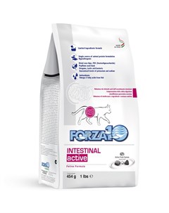 Сухой корм Intestinal Active для взрослых кошек при проблемах пищеварения с рыбой 454 г Forza10