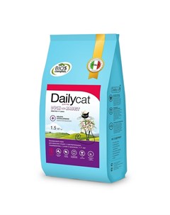 Grain Free Adult сухой беззерновой корм для взрослых кошек с уткой и кроликом 1 5 кг Dailycat