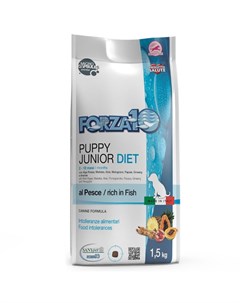 Сухой корм Puppy Junior Diet для щенков и собак в период беременности и лактации при аллергии из рыб Forza10