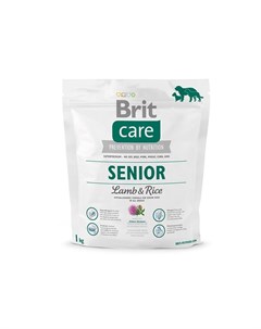 Care Senior All Breed сухой корм для собак старше 7 лет с ягненком и рисом 1 кг Brit*