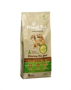 Chicken Rice For Adult Dogs сухой корм для взрослых собак с курицей и рисом Planet pet