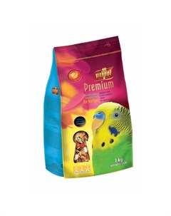 Premium сухой корм для волнистых попугаев полнорационный 1 кг Vitapol
