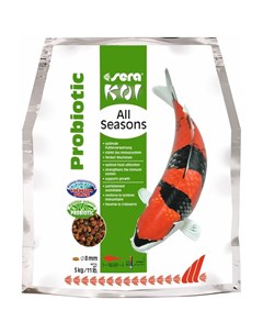 Корм Koi All Seasons Probiotic для прудовых рыб 5 кг Sera
