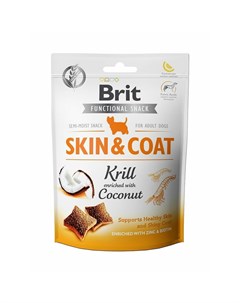 Care Skin Coat Krill лакомство для собак любого возраста 150 г Brit*