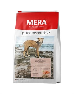 Сухой корм Pure Sensitive Adult Lachs Reis для взрослых собак с лососем и рисом Mera