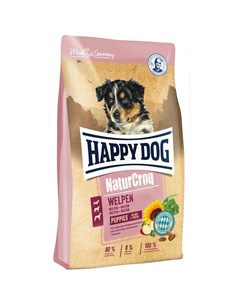 Сухой корм Premium NaturCroq Welpen Puppies для щенков с птицей 4 кг Happy dog