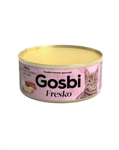 Влажный корм Fresko для котят с тунцом и молоком 70 г Gosbi