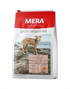 Сухой корм Pure Sensitive Adult Lachs Reis для взрослых собак с лососем и рисом 4 кг Mera