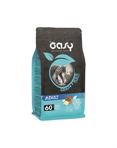 Dry Cat Grain Free Adult сухой корм для взрослых кошек беззерновой с рыбой 300 г Oasy
