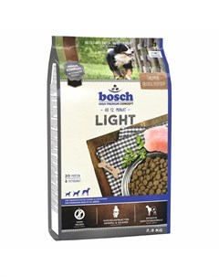 Сухой корм Light для взрослых собак склонных к полноте или с избыточным весом 2 5 кг Bosch