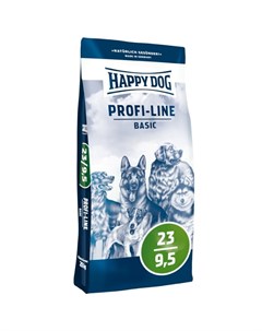Profi Line Basic 23 9 5 полнорационный сухой корм для собак средних и крупных пород с нормальными по Happy dog