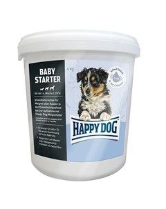 Сухой корм Baby Starter для щенков от 4 до 5 недель с птицей и лососем Happy dog