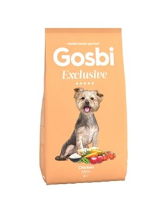 Сухой корм Exclusive для взрослых собак мелких пород с курицей 7 кг Gosbi