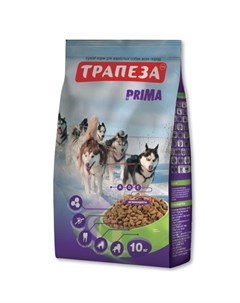 Прима сухой корм для собак активных пород с говядиной 10 кг Трапеза