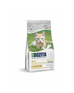 Kitten GF Chicken сухой беззерновой корм для котят и беременных кошек с курицей 400 г Bozita