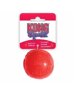 Игрушка для собак Сквиз Мячик очень большой резиновый с пищалкой Kong