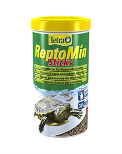 Корм ReptoMin для водных черепах в виде палочек Tetra