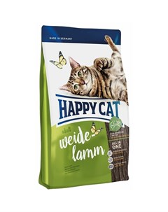 Сухой корм Fit Well Adult Lamb для кошек с ягненком 4 кг Happy cat