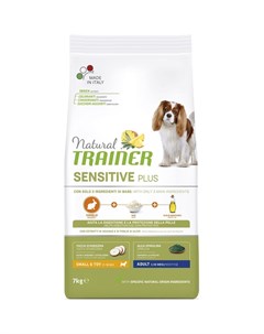 Natural Sensitive Plus гипоаллергенный сухой корм для взрослых собак мелких пород c кроликом Trainer