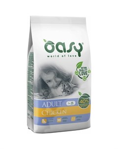 Dry Professional сухой корм для взрослых кошек с курицей Oasy