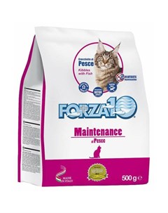 Сухой корм Maintenance для взрослых кошек на основе рыбы 500 г Forza10