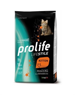 Dual Fresh Lifestile Kitten сухой корм для котят с курицей и рисом 1 5 кг Prolife