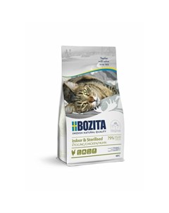 Indoor Sterilized сухой корм для стерилизованных и малоподвижных кошек с курицей 400 г Bozita