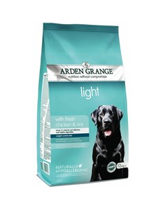 Adult Light Canine сухой корм для собак набравших лишние килограммы или склонных к лишнему весу с ку Arden grange
