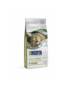 Indoor Sterilized сухой корм для стерилизованных и малоподвижных кошек с курицей Bozita