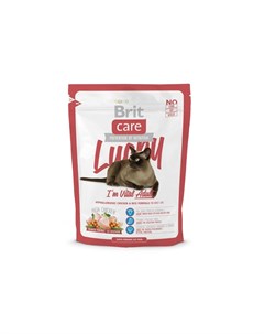 Care Cat Lucky Vital Adult сухой корм для взрослых взрослых кошек с курицей и рисом 400 г Brit*
