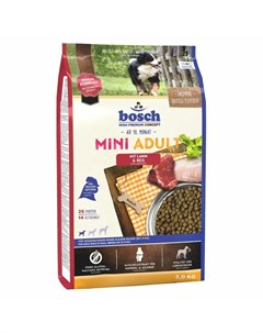 Сухой корм Mini Adult Lamb Rice для взрослых собак маленьких пород с ягненком и рисом 3 кг Bosch