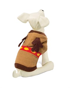 Triol свитер для собак рождественский олень светло коричневый m 30 см Триол