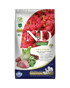 N D Dog Grain Free quinoa digestion lamb корм для собак улучшающий пищеварение с ягненком и киноа 2  Farmina